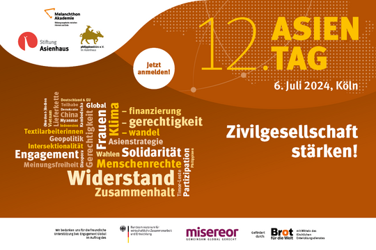 Flyer 12. Asientag (© Asienhaus).  